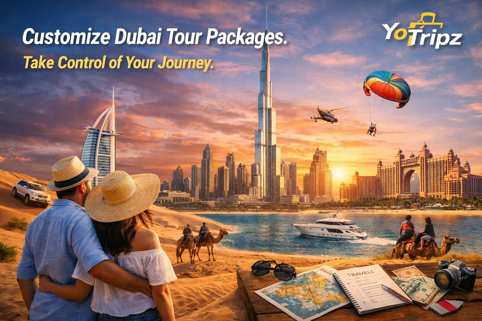 Customize Dubai tour packages. Take control of your journey.
